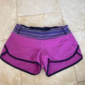 Lululemon speed running shorts